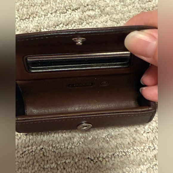 Coach vintage Brown Leather lip stick holder - Picture 5 of 6